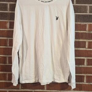 White Play Boy Bunny‎ Long Sleeve Shirt